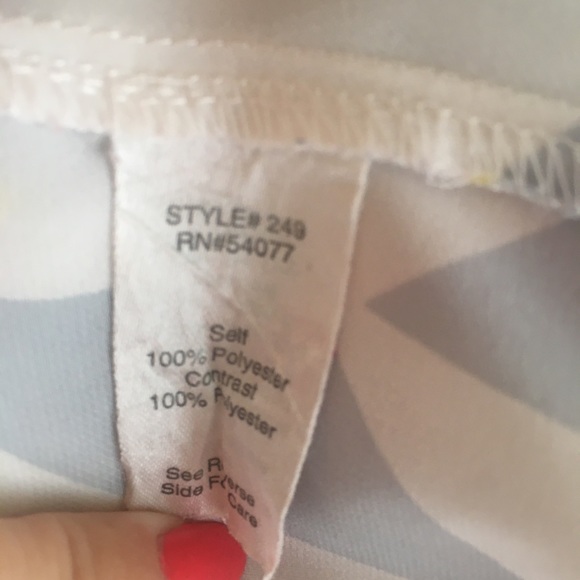 CAbi black and multicolor floral top size small - Picture 9 of 11